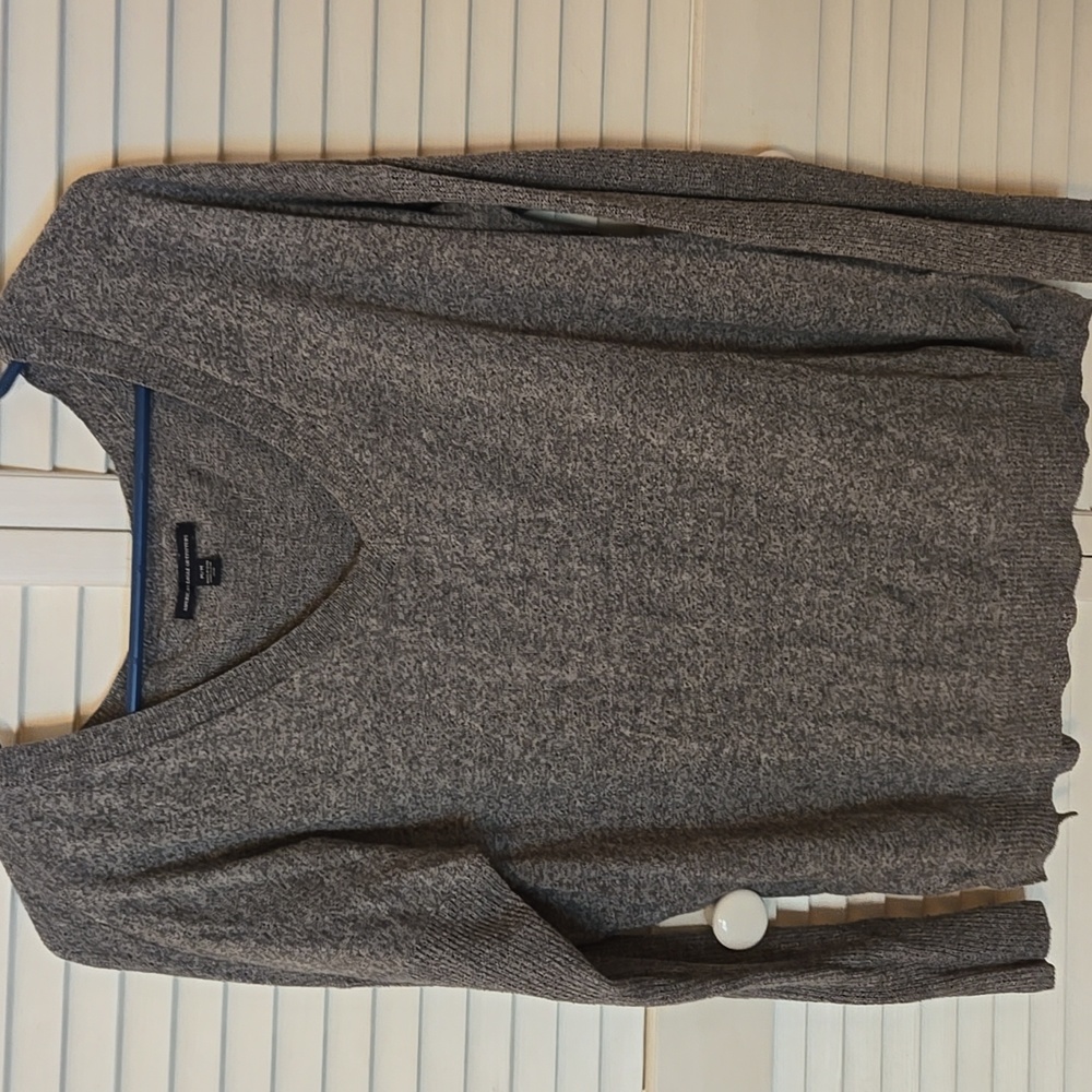 American Eagle Gray Long Sleeve Sweater
